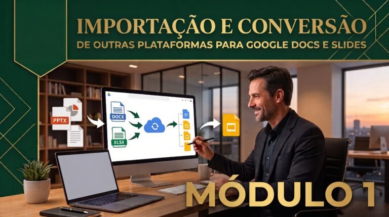 Google Docs e Slides – Importação e Conversão Módulo 1